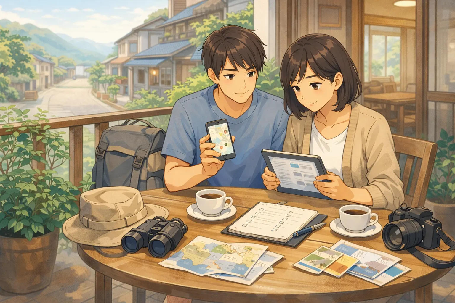 海外の現地ツアー会社をGoogleマップや口コミで比較して探すイメージ画像