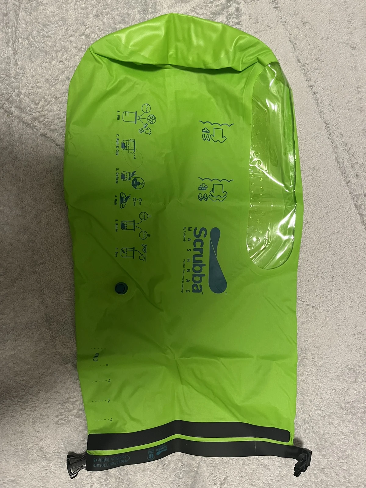 旅行用に購入したScrubba Wash Bagの外観